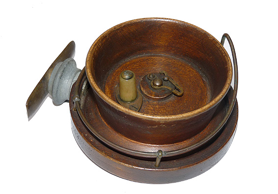 Kings Patent 1912 twisting foot tournament Nottingham side cast reel