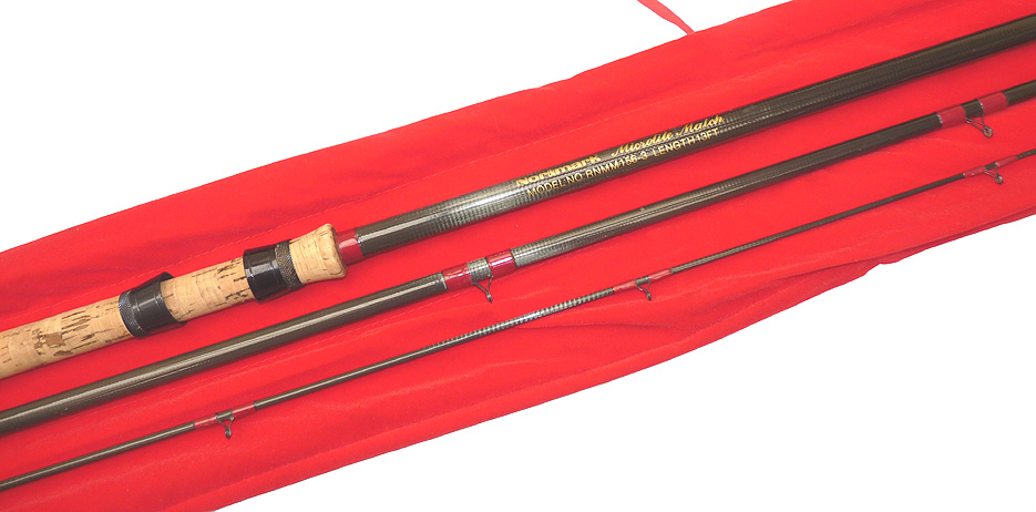 Normark Microlite Match 13' three piece carbon float match rod, best condition with bag