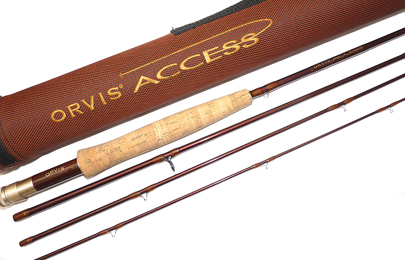 Orvis Access Mid Flex 8’ four piece carbon travel trout fly rod #4 - Image 4