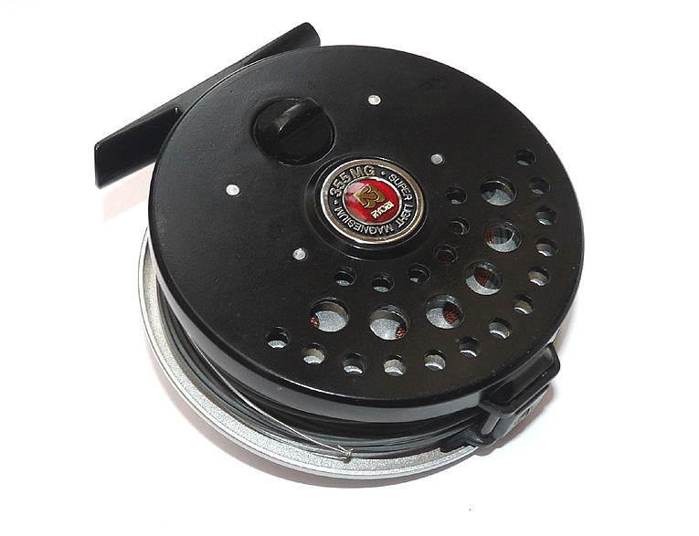 Ryobi, Japan 355MG Magnesium fly reel,best condition 3.5” + s/spool DT4/5 lines + box - Image 5
