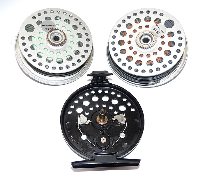 Ryobi, Japan 355MG Magnesium fly reel,best condition 3.5” + s/spool DT4/5 lines + box - Image 4