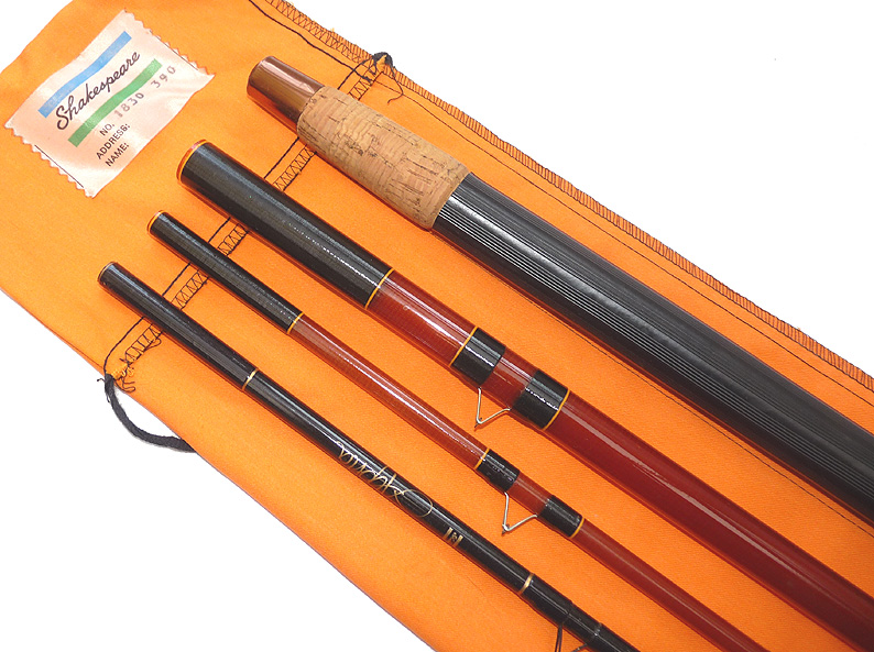 Shakespeare Alpha Polyestel International 13' three piece match rod+ Alpha Super Tip. mint