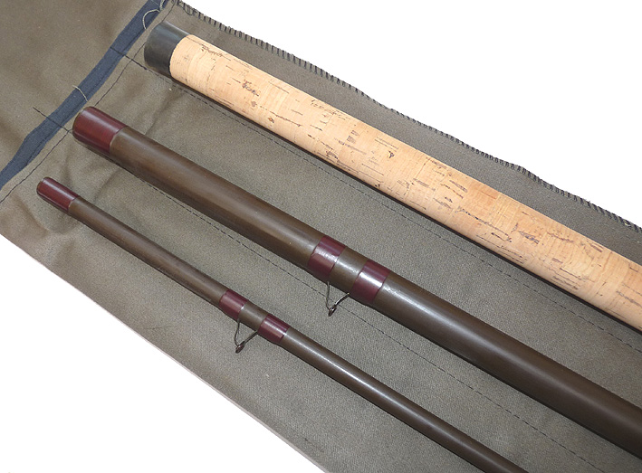 Terry Eustace Custom Built “Special Trotter” rod 12'6" 3-piece hollow glass match or float rod - Image 4
