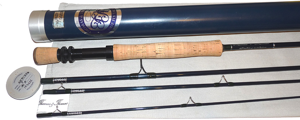 Thomas and Thomas H2907S-9' 4 piece carbon fly rod, bag and tube for trout + bonefish fly fishing - Image 4