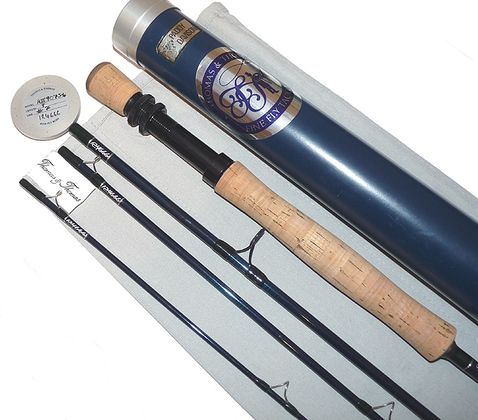 Thomas and Thomas H2907S-9' 4 piece carbon fly rod, bag and tube for trout + bonefish fly fishing