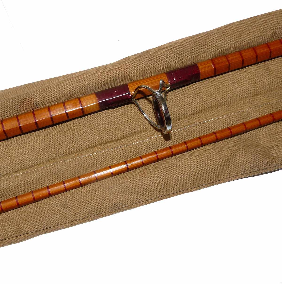 B James London Richard Walker Mk4 Avon split cane 10' 2 pce rod with bag - Image 5