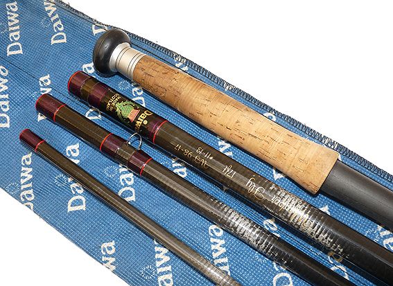 Daiwa Whisker salmon 17' 4 pce Scottish built fly rod line #11-13 with bag
