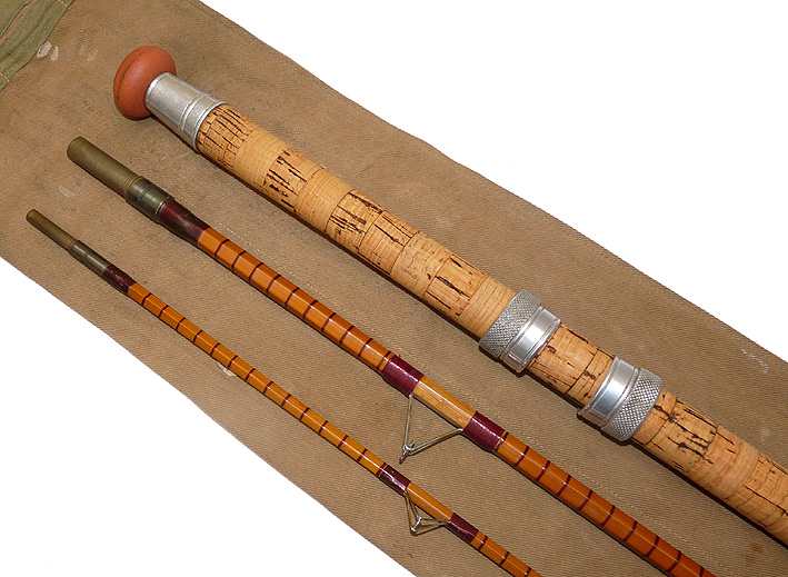 B James and Son Avon Perfection whole cane butt rod, short tip, looks good and fishable - Image 3