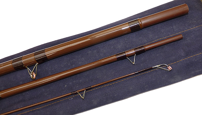 Bruce and Walker CTM12a hollow fibreglass match rod in fine vintage condition - Image 4