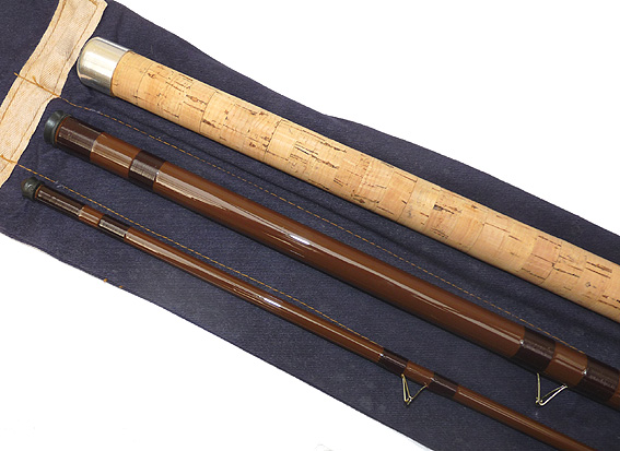 Bruce and Walker CTM12a hollow fibreglass match rod in fine vintage condition - Image 3