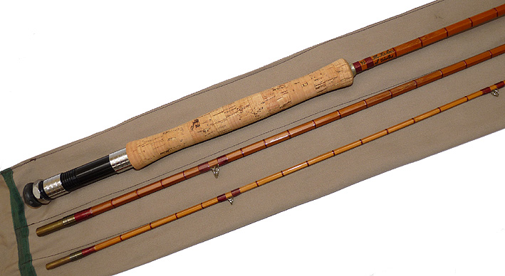 Cambrian Fly Fishers of Wales 9'6" 3 pce split cane bamboo trout fly rod #6/7