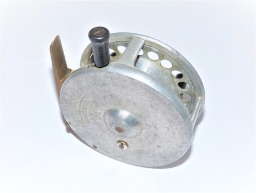 Moulinet Francais Decantelle 4″ Vintage Reel with Silex action rim brake - Image 5