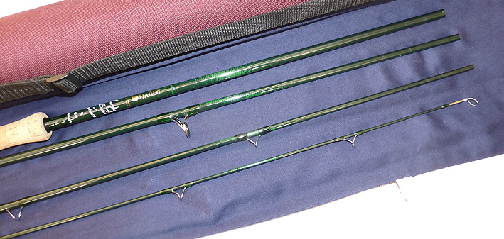 Hardy Ad Swier Pike Teaser 9' 4 pce graphite fly rod #10 with case and Hardy tube - Image 3
