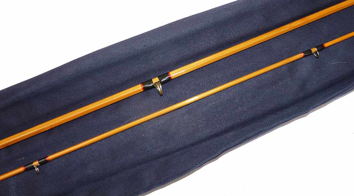 Hardy Phantom Palakona 6'10" 2-piece split cane trout fly rod. stunning with bag - Image 5