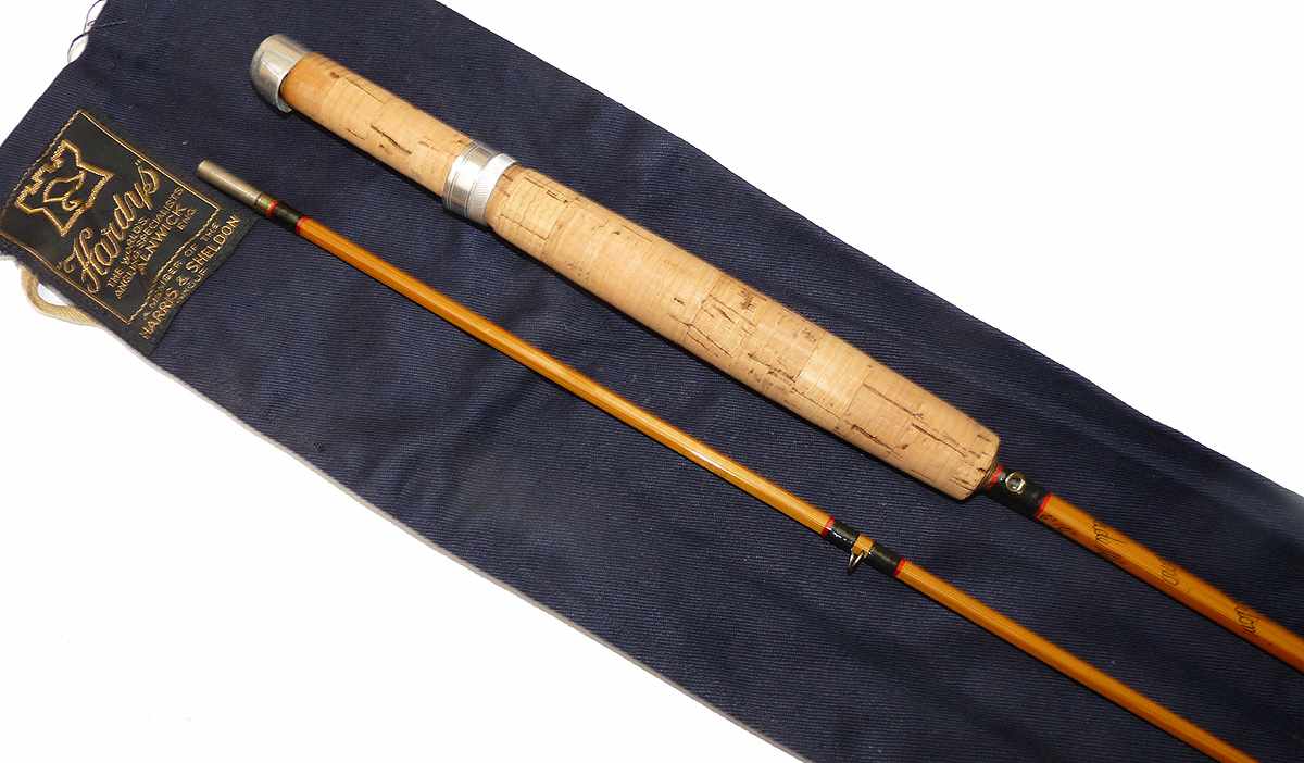 Hardy Phantom Palakona 6'10" 2-piece split cane trout fly rod. stunning with bag - Image 3