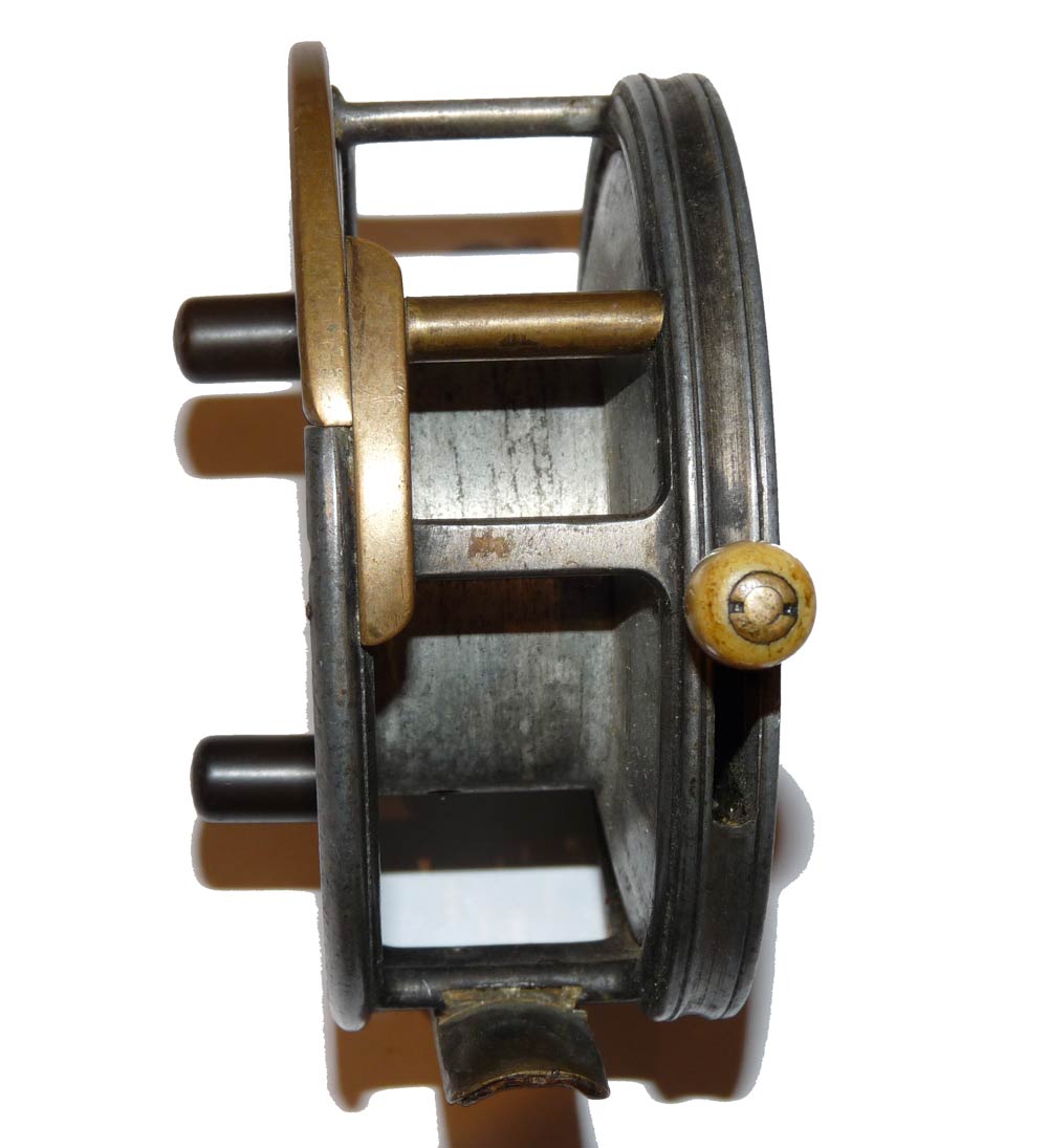 Hardy Silex Major with Auxiliary brake casting reel size 4" rare collector - Image 4