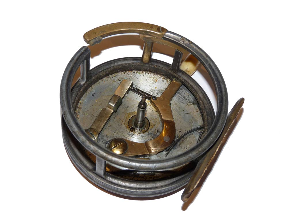 Hardy Silex Major with Auxiliary brake casting reel size 4" rare collector - Image 5