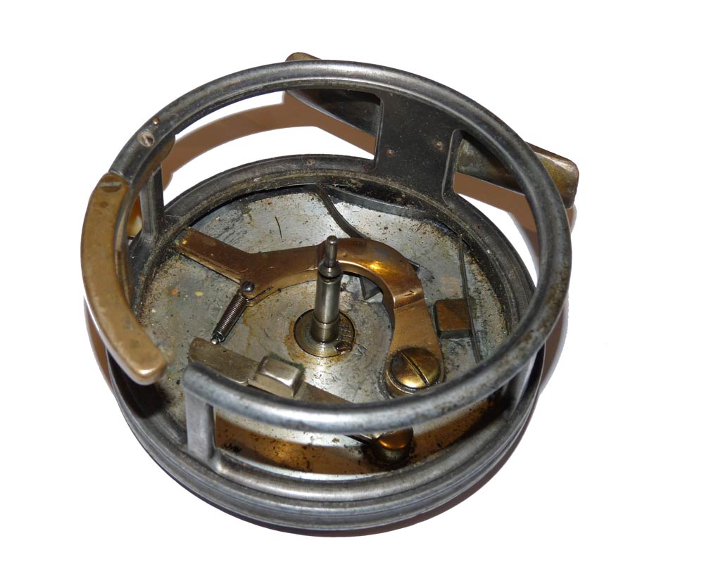 Hardy Silex Major with Auxiliary brake casting reel size 4" rare collector - Image 6