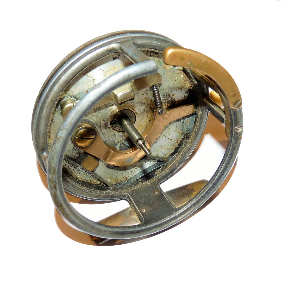 Hardy Silex Major with Auxiliary brake casting reel size 4" rare collector - Image 8