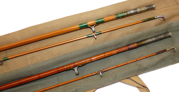2 x Hardy West Country Palakona cane 7' 2 pce spinning rods for trout chub perch - Image 5