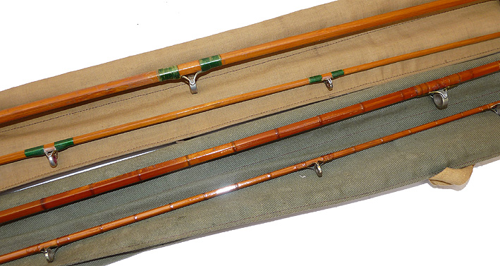 2 x Hardy West Country Palakona cane 7' 2 pce spinning rods for trout chub perch - Image 4