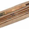 Ogden Smith London 8'6" 4 pce greenheart antique travel bicycle fly rod