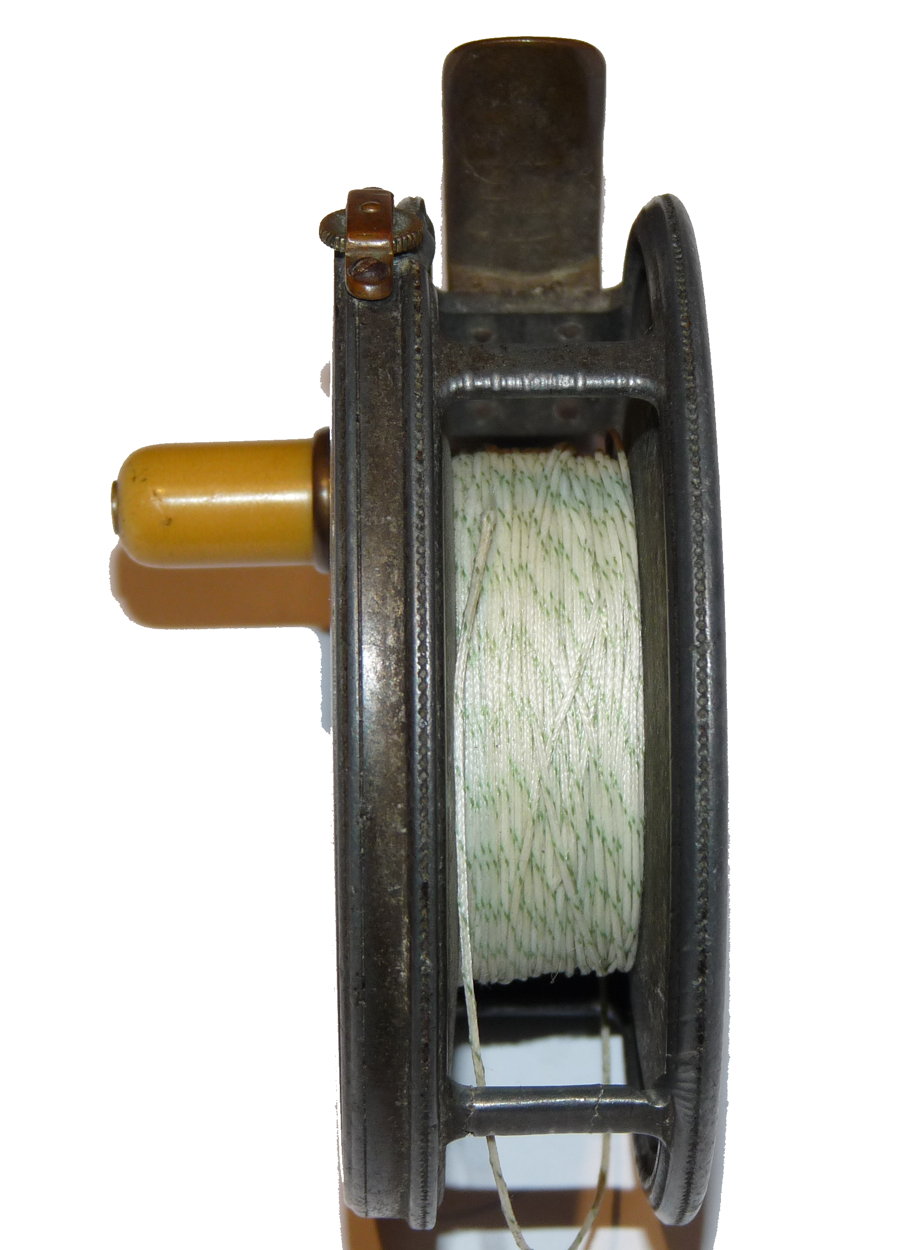 Hardy Perfect 3 7/8" trout fly reel 1905 rare size with fault - Image 4
