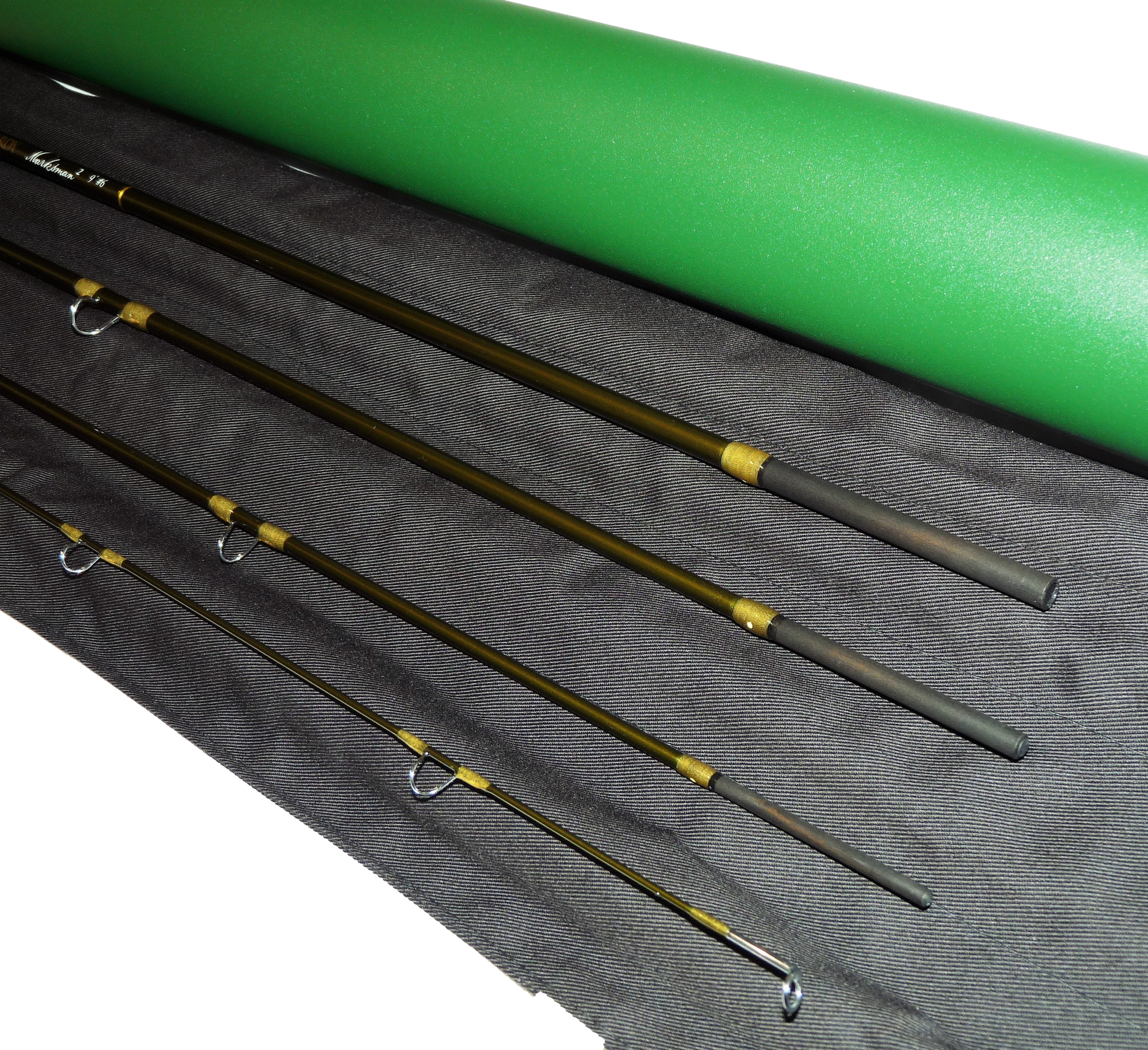 Hardy Marksman 2 trout fly rod 9' 6" with bag #6, tube + tags mint unused - Image 4