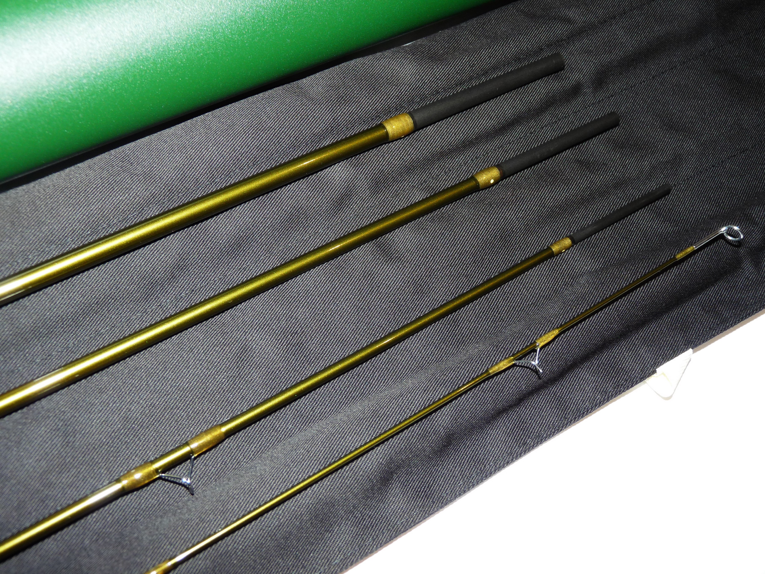 Hardy Marksman 2 trout fly rod 9' 6" with bag #6, tube + tags mint unused - Image 3