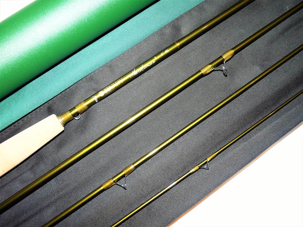 Hardy Marksman 2 trout fly rod 9' 6" with bag, tube and tags unused - Image 6