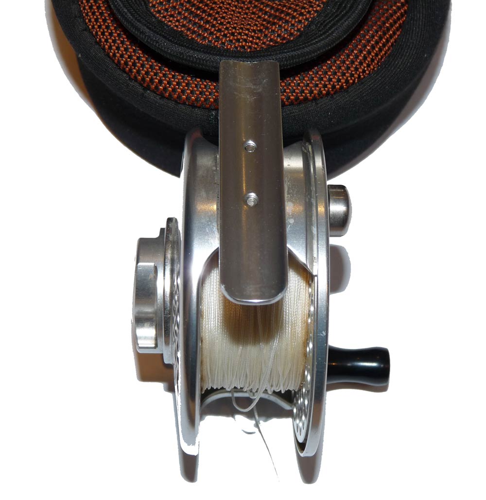 Orvis Battenkill Access Mid arbor II 3" trout fly reel in pouch