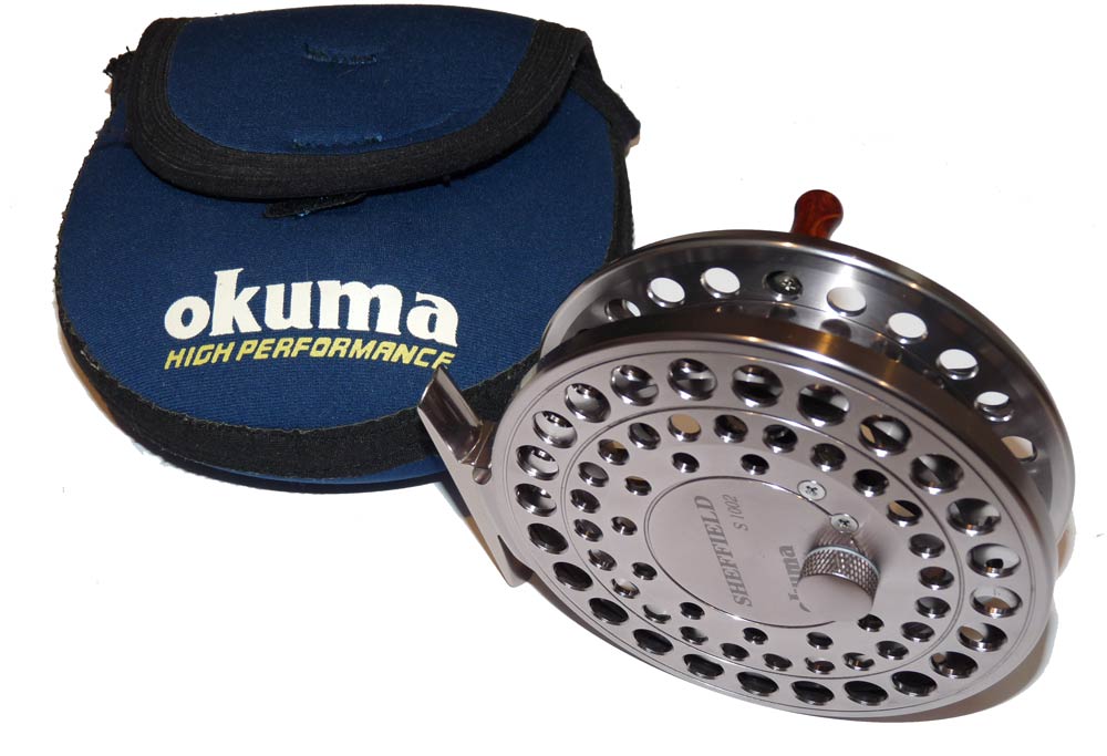Okuma of Sheffield S1002 centrepin trotting reel 4.5"