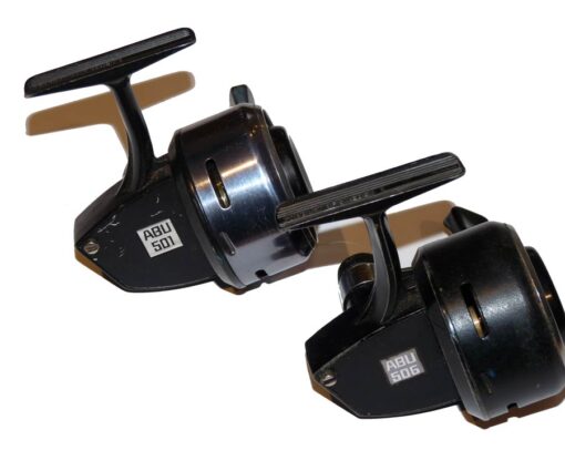 Abu 501 and 506 closed face fishing reels