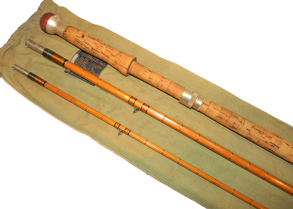★中古美品 Hardy Salmon Special シャンパンゴールド Hardy “The Hollolight” 10′ 6