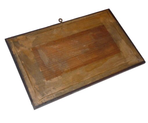 Alternative view of C Farlow Strand London salmon flies in wooden presentation