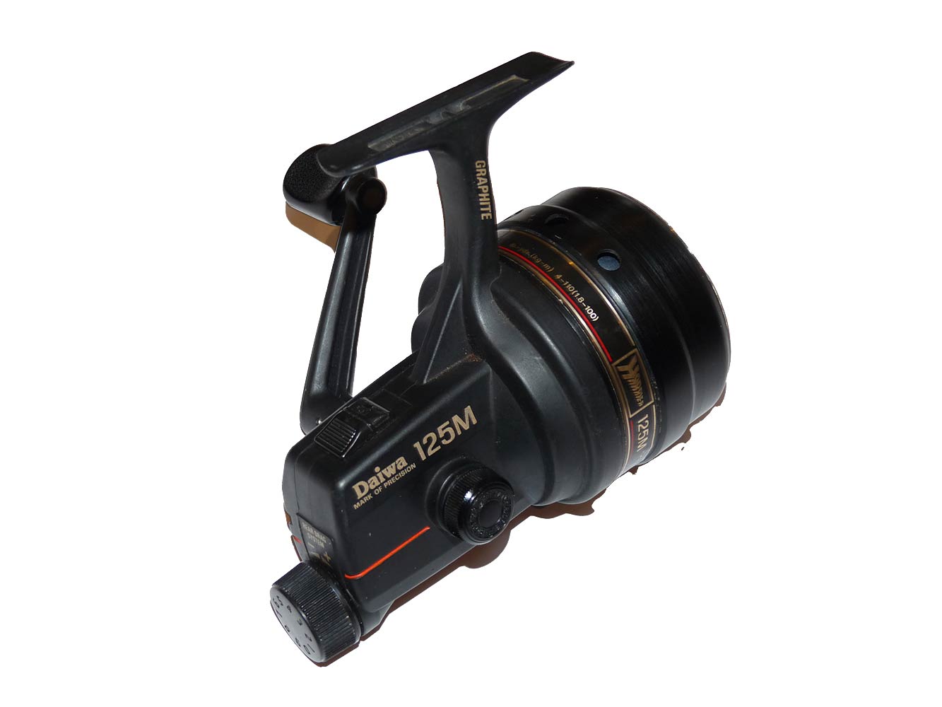Daiwa 125M classic closed faced trotting reel ex condition - Image 3