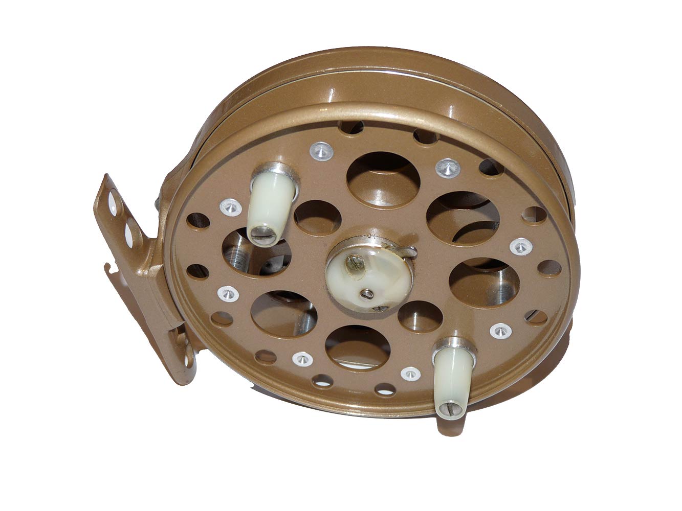 Grice & Young Cog D'Or 4 3/8" centrepin trotting reel with box - Image 2