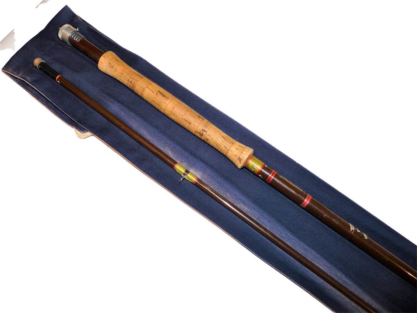 Hardy Richard Walker 2 piece Reservoir Superlite 9' 3" rod line #7/8 - Image 2
