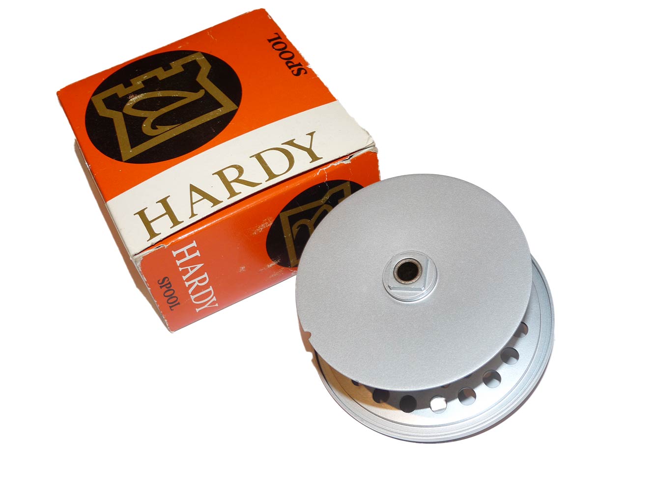 Hardy salmon Marquis no 3 silent check 4 1/8" spool & box - Image 2