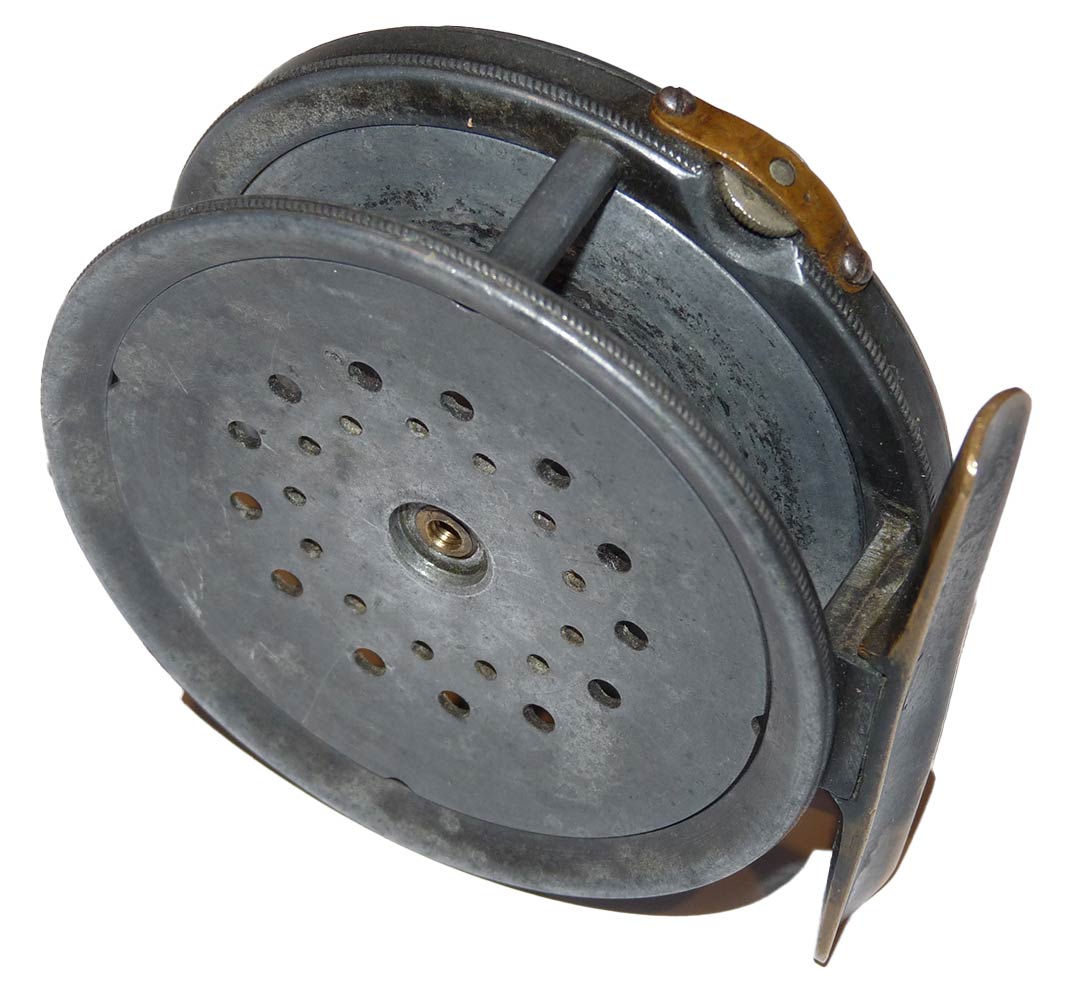 Hardy Perfect vintage trout fly reel 3 1/8" fly reel with faults - Image 4