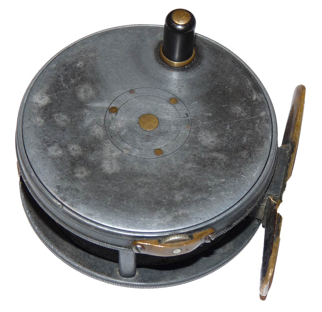 Hardy Perfect vintage trout fly reel 3 1/8" fly reel with faults - Image 6