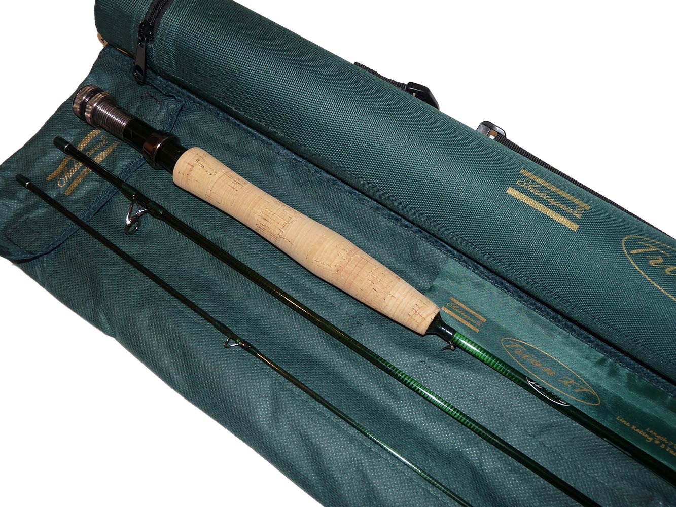 Shakespeare Trion XT 7' line #3 trout fly rod in case - Image 2