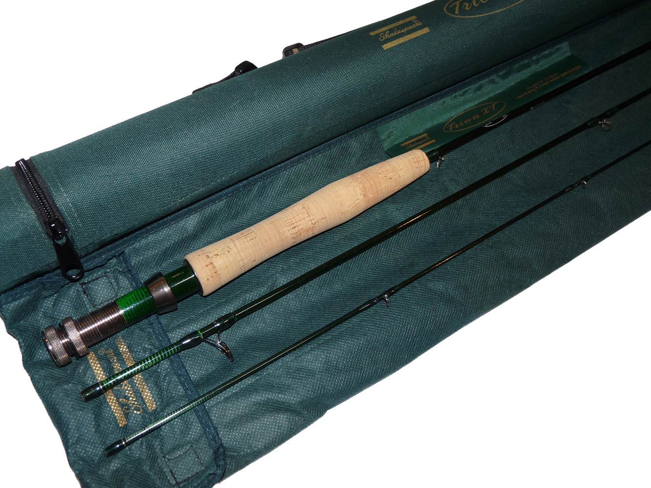 Shakespeare Trion XT 7' line #3 trout fly rod in case - Image 4