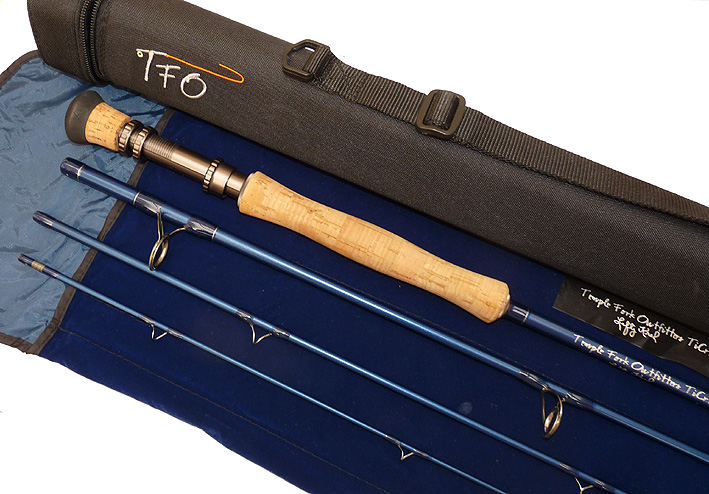 Temple Fork Outfitters TiCrX 9' 4 pce carbon saltwater fly rod #9
