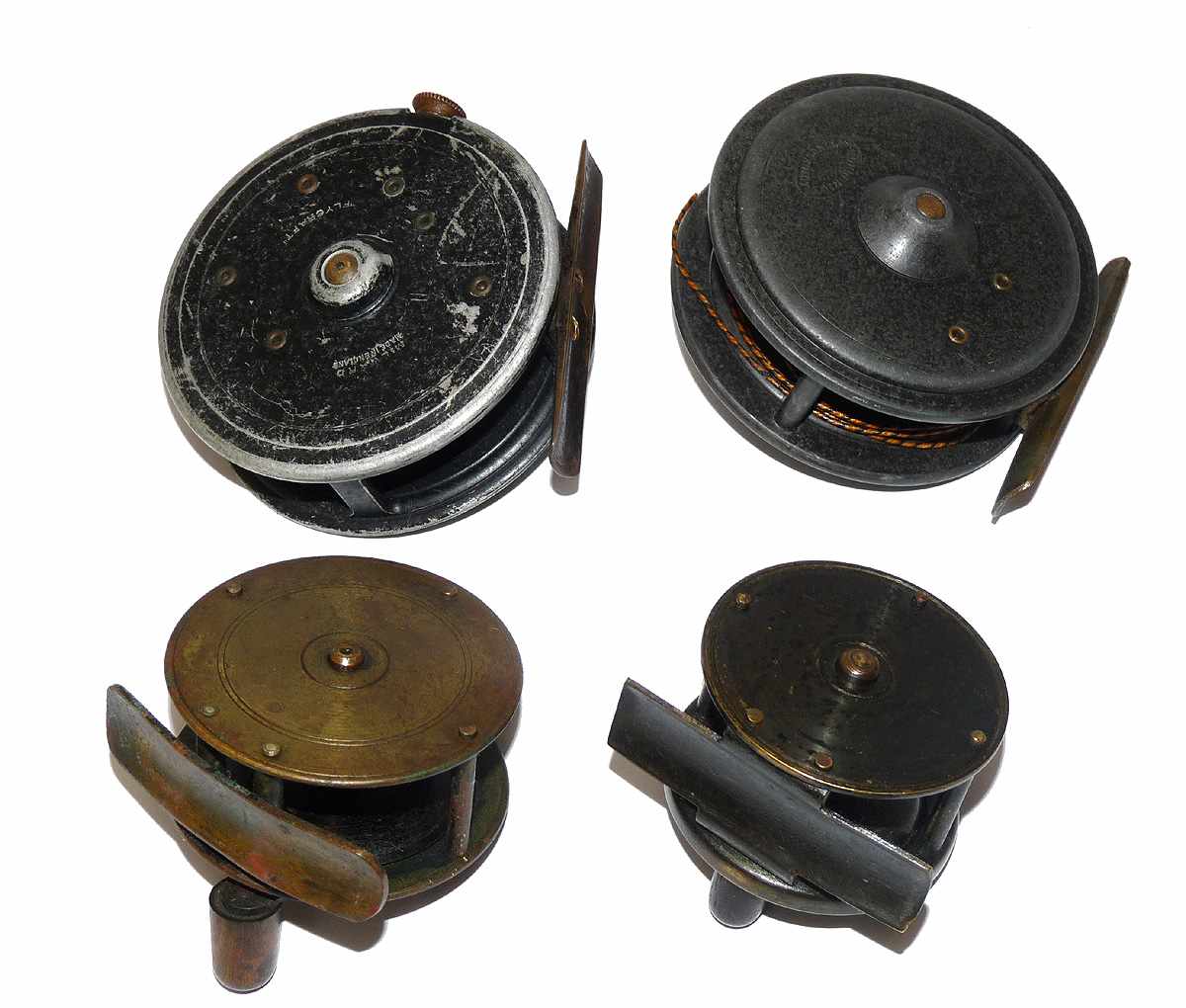 Milward Youngs 3-1/8" alloy fly reel Allcocks, Dingley 3" + 2 brass - Image 4