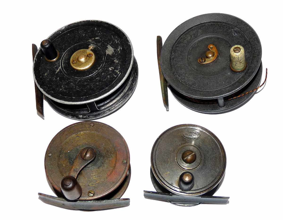 Milward Youngs 3-1/8" alloy fly reel Allcocks, Dingley 3" + 2 brass