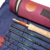Hardy Gem Smuggler 8'6" 6 pce travel carbon fly rod #5 with bag & Hardy tube
