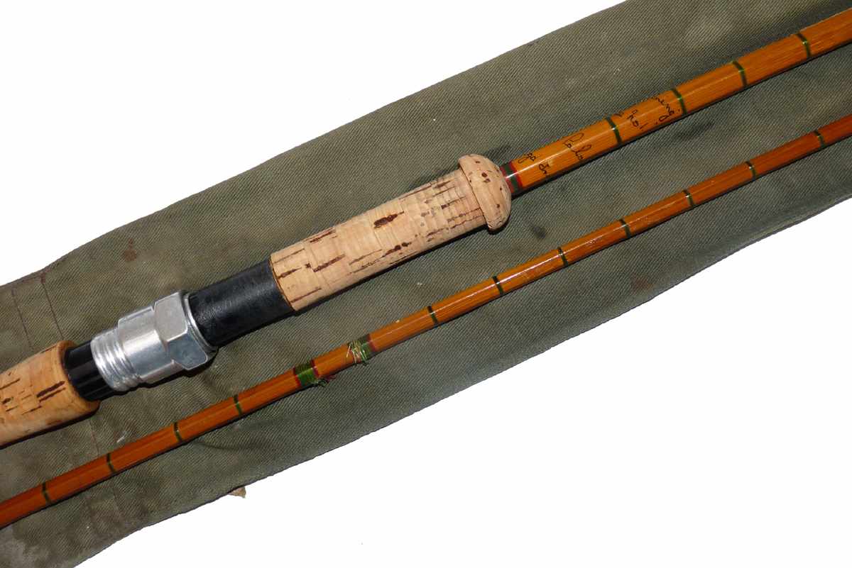 Hardy LRH Spinning No1 Palakona 10' 2 pce rod with spanner for restoration