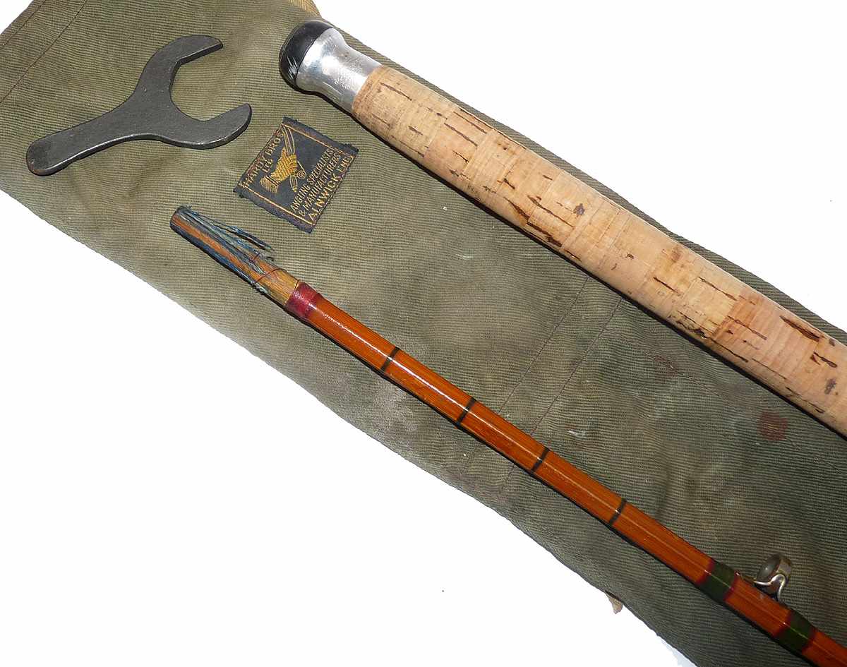 Hardy LRH Spinning No1 Palakona 10' 2 pce rod with spanner for restoration - Image 3