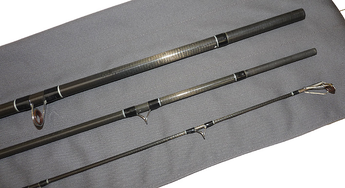 Hardy Ultralite Salmon Fly rod 15' 3pce carbon #10 classic Spey rod with bag - Image 4